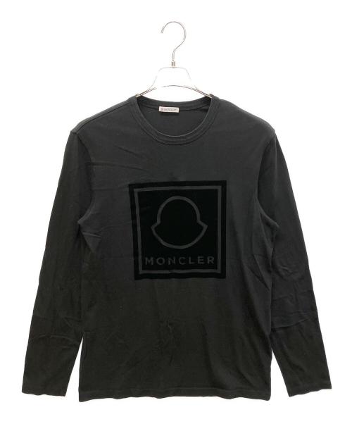 MONCLER（モンクレール）MONCLER (モンクレール) C-SCCOM-21-879 長袖カットソー ブラック サイズ:Lの古着・服飾アイテム