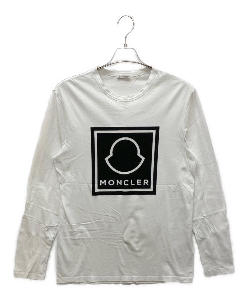 MONCLER（モンクレール）MONCLER (モンクレール) C-SCCOM-21-879　長袖カットソー ホワイト サイズ:Lの古着・服飾アイテム