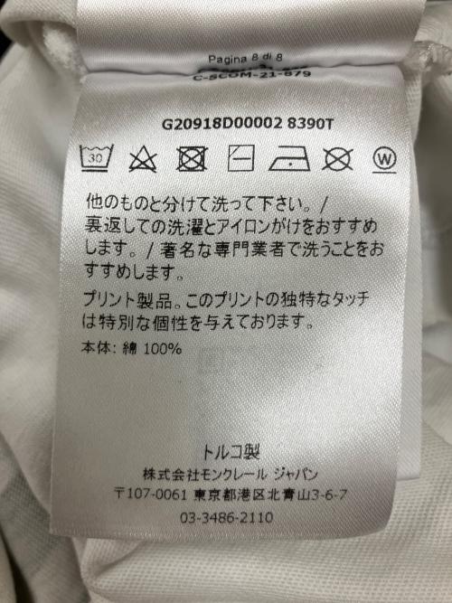 MONCLER（モンクレール）MONCLER (モンクレール) C-SCCOM-21-879　長袖カットソー ホワイト サイズ:Lの古着・服飾アイテム
