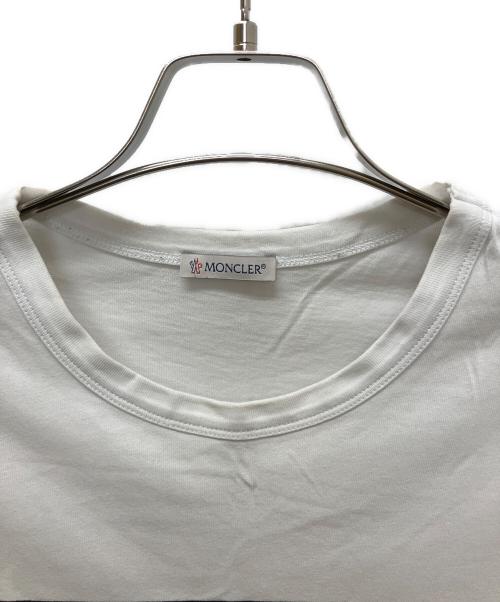 MONCLER（モンクレール）MONCLER (モンクレール) C-SCCOM-21-879　長袖カットソー ホワイト サイズ:Lの古着・服飾アイテム