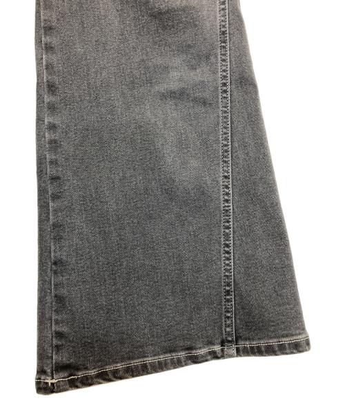 Snidel（スナイデル）Snidel (スナイデル) ストレッチフレアデニムパンツ グレーの古着・服飾アイテム