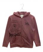 stussyステューシー）の古着「ジップパーカー」｜パープル