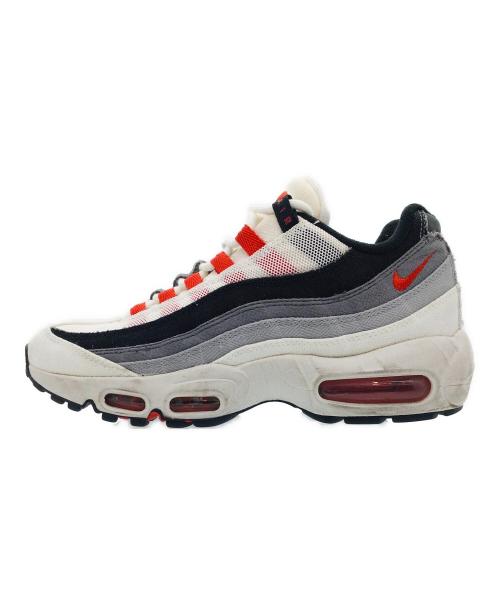 NIKE（ナイキ）NIKE (ナイキ) AIR MAX95 ホワイト×グレー サイズ:US7、UK6、EUR40、cm25、BR38、CN250(2.5)の古着・服飾アイテム