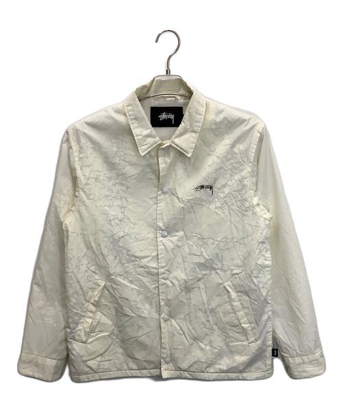stussy（ステューシー）stussy (ステューシー) コーチジャケット アイボリー サイズ:Mの古着・服飾アイテム