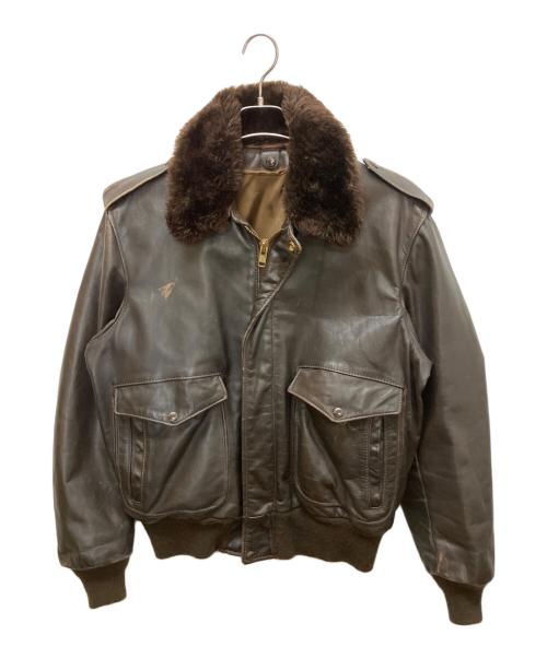 Schott（ショット）Schott (ショット) 201-241-2600 レザージャケット ブラウン サイズ:40の古着・服飾アイテム