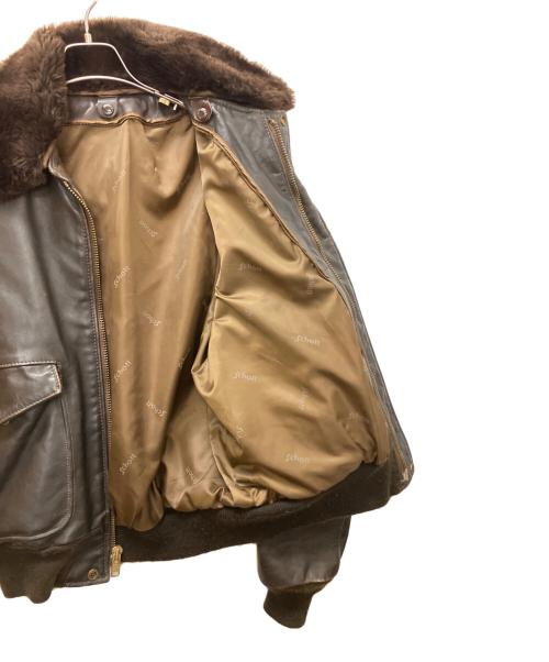 Schott（ショット）Schott (ショット) 201-241-2600 レザージャケット ブラウン サイズ:40の古着・服飾アイテム