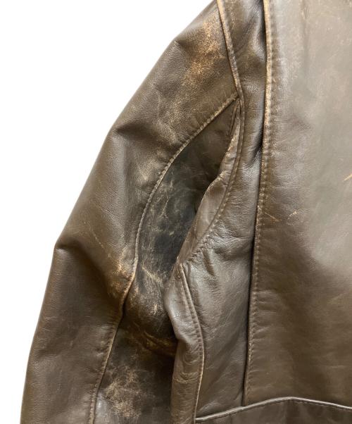 Schott（ショット）Schott (ショット) 201-241-2600 レザージャケット ブラウン サイズ:40の古着・服飾アイテム
