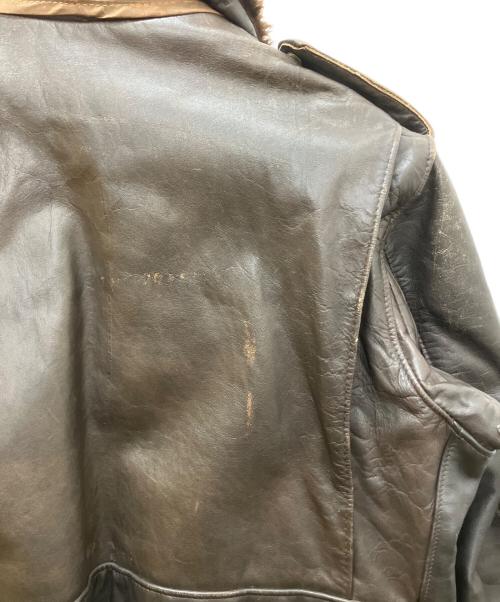 Schott（ショット）Schott (ショット) 201-241-2600 レザージャケット ブラウン サイズ:40の古着・服飾アイテム