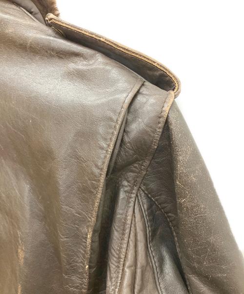 Schott（ショット）Schott (ショット) 201-241-2600 レザージャケット ブラウン サイズ:40の古着・服飾アイテム