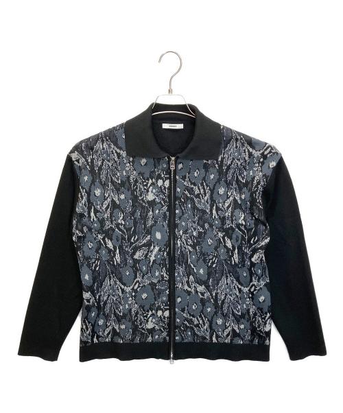 STUDIOUS（ステュディオス）STUDIOUS (ステュディオス) 113631064　ジップカーディガン ブラック サイズ:1の古着・服飾アイテム