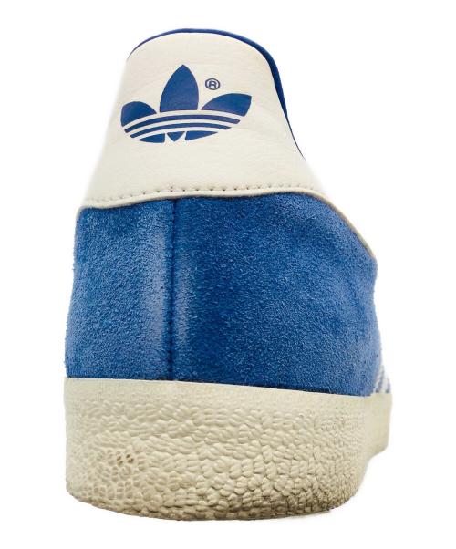 adidas（アディダス）adidas (アディダス) GAZELLE ブルー×ホワイト サイズ:US8 1/2、UK8、FR42、JP265、CHN260の古着・服飾アイテム