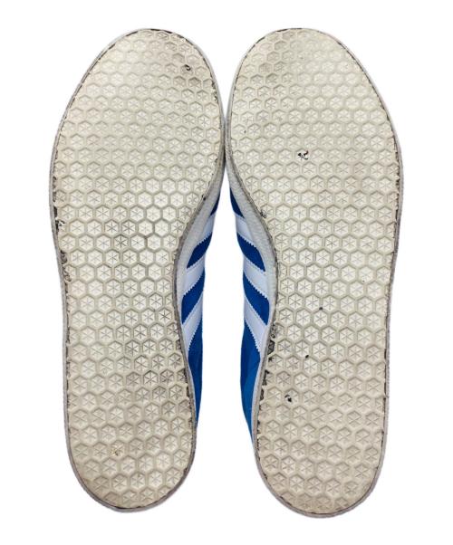 adidas（アディダス）adidas (アディダス) GAZELLE ブルー×ホワイト サイズ:US8 1/2、UK8、FR42、JP265、CHN260の古着・服飾アイテム