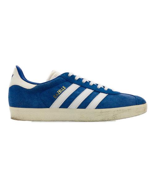 adidas（アディダス）adidas (アディダス) GAZELLE ブルー×ホワイト サイズ:US8 1/2、UK8、FR42、JP265、CHN260の古着・服飾アイテム