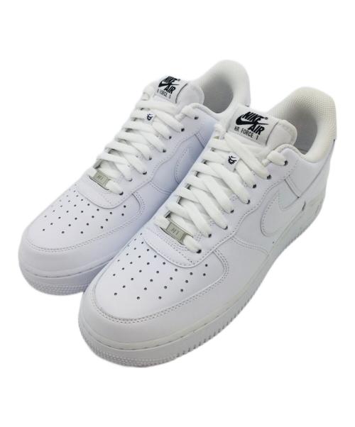 NIKE（ナイキ）NIKE (ナイキ) AIR FORCE 1 '07 FlyEase ホワイト サイズ:US9.5、UK8.5、EUR43、cm27.5、BR41、CN275(2.5) 未使用品の古着・服飾アイテム