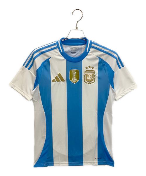 adidas（アディダス）adidas (アディダス) IP8409 サッカーユニフォーム ホワイト×ブルー サイズ:Mの古着・服飾アイテム