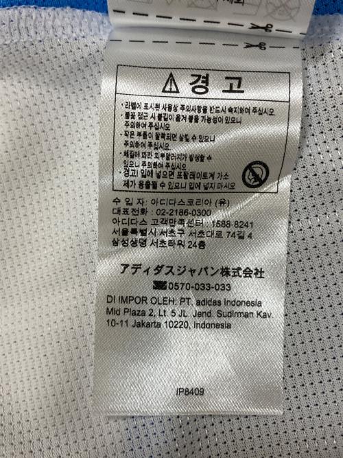 adidas（アディダス）adidas (アディダス) IP8409 サッカーユニフォーム ホワイト×ブルー サイズ:Mの古着・服飾アイテム