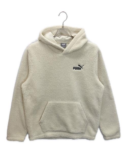 PUMA（プーマ）PUMA (プーマ) 678440 87　プルオーバーパーカー ホワイト サイズ:Lの古着・服飾アイテム