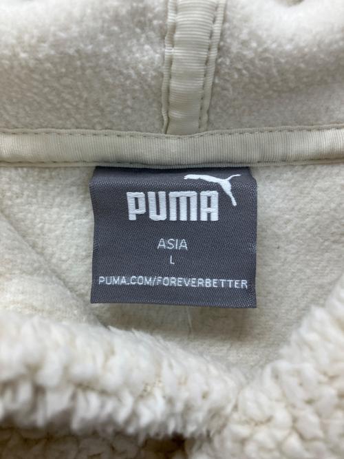 PUMA（プーマ）PUMA (プーマ) 678440 87　プルオーバーパーカー ホワイト サイズ:Lの古着・服飾アイテム