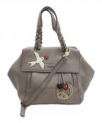 TORY BURCHトリーバーチ）の古着「2WAYバッグ」｜グレー