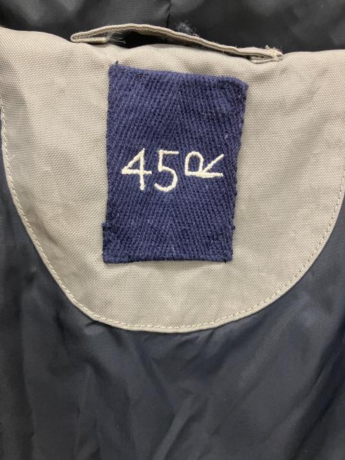 45rpm（45アールピーエム）45rpm (45アールピーエム) ダウンコート グレー サイズ:3の古着・服飾アイテム