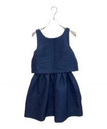 POLO RALPH LAUREN（ポロ・ラルフローレン）の古着「ノースリーブ・キャミソールワンピース」｜ネイビー