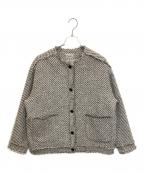 JOURNAL STANDARD relumeジャーナルスタンダード レリューム）の古着「22-010-462-7022-4-0　コットンツイードジャケット」｜グレー×ブラウン