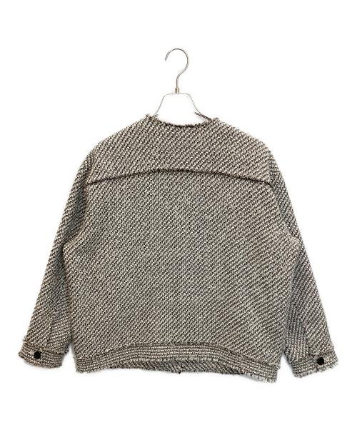 JOURNAL STANDARD relume（ジャーナルスタンダード レリューム）JOURNAL STANDARD relume (ジャーナルスタンダード レリューム) 22-010-462-7022-4-0　コットンツイードジャケット グレー×ブラウン サイズ:Fの古着・服飾アイテム