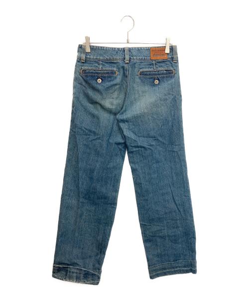 JUNYA WATANABE COMME des GARCONS（(ジュンヤワタナベ コムデギャルソン）JUNYA WATANABE COMME des GARCONS ((ジュンヤワタナベ コムデギャルソン) ロールアップデニムパンツ インディゴ サイズ:Sの古着・服飾アイテム