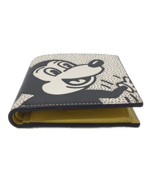 COACH（コーチ）COACH (コーチ) Keith Haring (キースヘリング) 2つ折り財布 グレーの古着・服飾アイテム