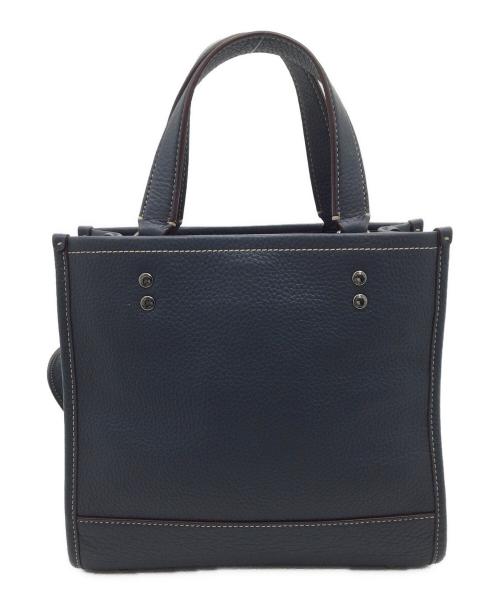 COACH（コーチ）COACH (コーチ) 2WAYバッグ ネイビーの古着・服飾アイテム
