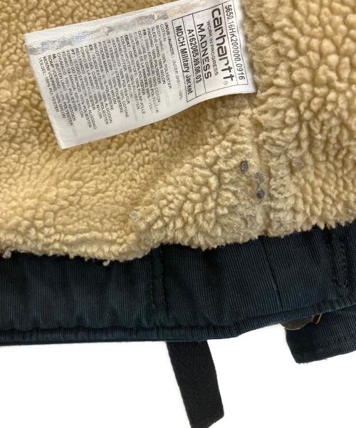 CarHartt（カーハート）CarHartt (カーハート) MADNESS (マッドネス) ミリタリージャケット ネイビー×ベージュ サイズ:Sの古着・服飾アイテム