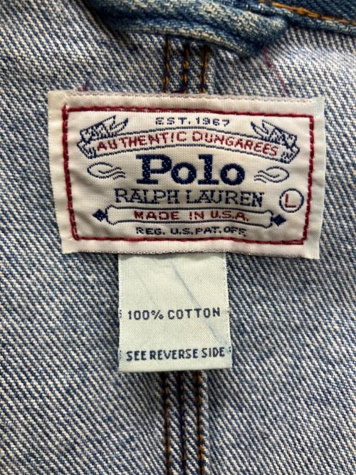 POLO RALPH LAUREN（ポロ・ラルフローレン）POLO RALPH LAUREN (ポロ・ラルフローレン) デニムジャケット インディゴ サイズ:Lの古着・服飾アイテム