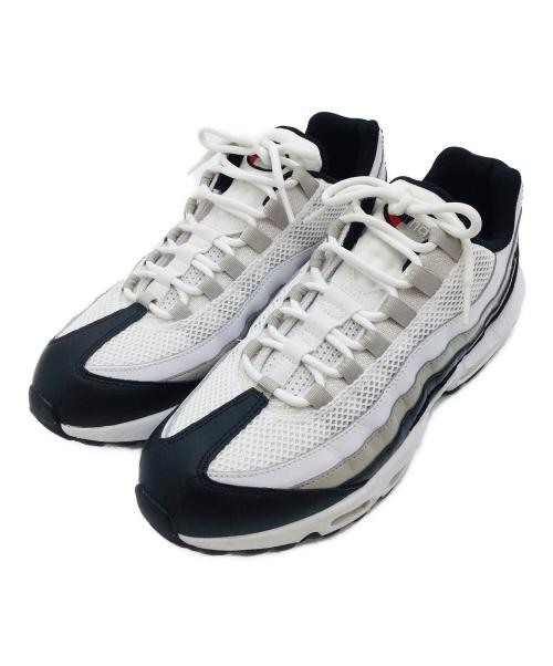 NIKE（ナイキ）NIKE (ナイキ) AIR MAX95 ホワイト×ブラック サイズ:US11.5、UK9、EUR44、cm28.5、BR42、CN285(2.5)の古着・服飾アイテム