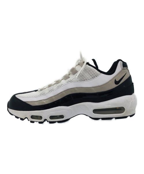 NIKE（ナイキ）NIKE (ナイキ) AIR MAX95 ホワイト×ブラック サイズ:US11.5、UK9、EUR44、cm28.5、BR42、CN285(2.5)の古着・服飾アイテム