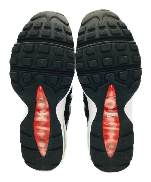 NIKE（ナイキ）NIKE (ナイキ) AIR MAX95 ホワイト×ブラック サイズ:US11.5、UK9、EUR44、cm28.5、BR42、CN285(2.5)の古着・服飾アイテム