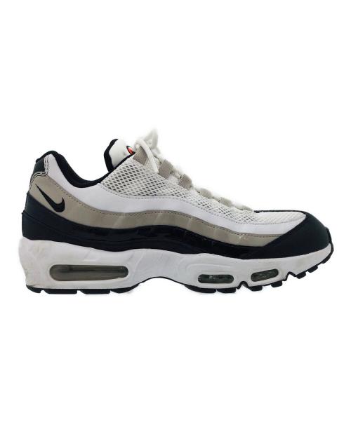NIKE（ナイキ）NIKE (ナイキ) AIR MAX95 ホワイト×ブラック サイズ:US11.5、UK9、EUR44、cm28.5、BR42、CN285(2.5)の古着・服飾アイテム