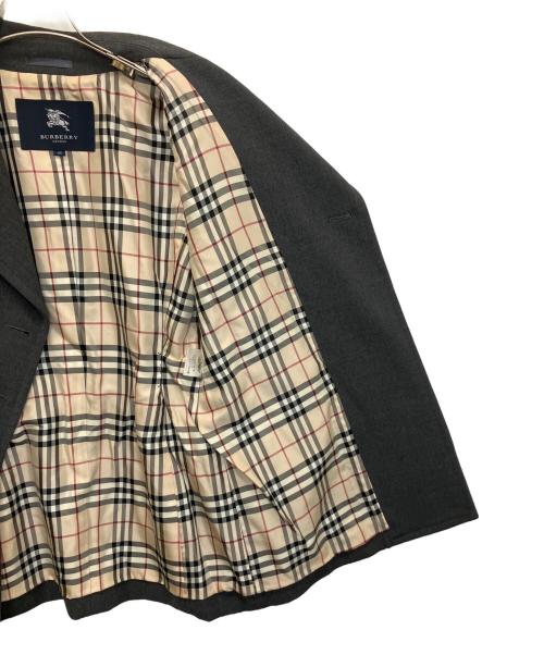 BURBERRY LONDON（バーバリーロンドン）BURBERRY LONDON (バーバリーロンドン) FN069-823　Pコート グレー サイズ:40の古着・服飾アイテム