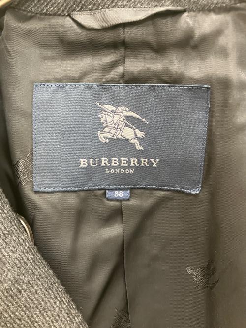 BURBERRY LONDON（バーバリーロンドン）BURBERRY LONDON (バーバリーロンドン) FN050-968-08　コート グレー サイズ:38の古着・服飾アイテム