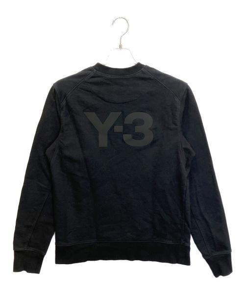 Y-3（ワイスリー）Y-3 (ワイスリー) FN3371　クルーネック バックロゴ スウェット ブラック サイズ:Mの古着・服飾アイテム