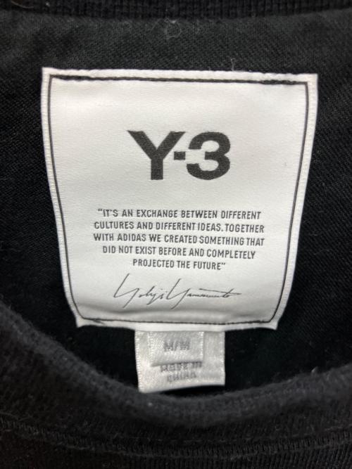 Y-3（ワイスリー）Y-3 (ワイスリー) FN3371　クルーネック バックロゴ スウェット ブラック サイズ:Mの古着・服飾アイテム