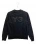 Y-3 (ワイスリー) FN3371　クルーネック バックロゴ スウェット ブラック サイズ:M：9000円