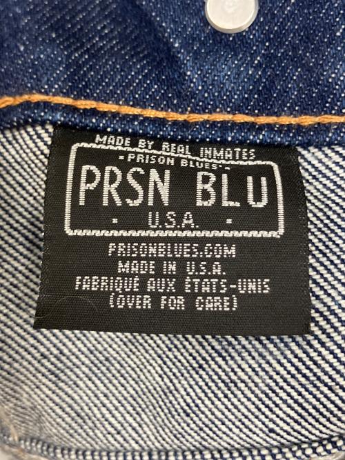 PRISON BLUES（プリズンブルース）PRISON BLUES (プリズンブルース) ダブルニーデニムパンツ インディゴ サイズ:W34×L30の古着・服飾アイテム