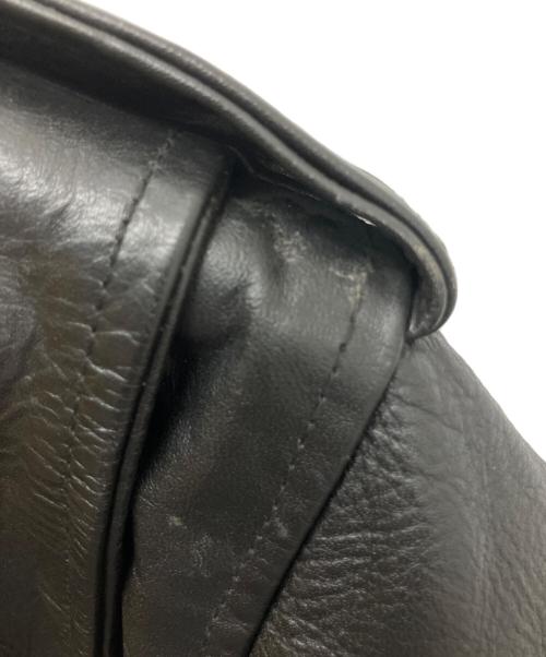 AMERICAN NOSTALGIA（アメリカンノスタルジア）AMERICAN NOSTALGIA (アメリカンノスタルジア) ダブルライダースジャケット ブラック サイズ:Lの古着・服飾アイテム