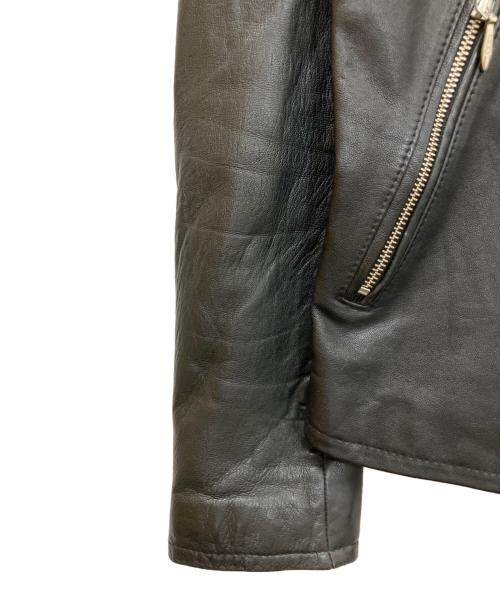 VANQUISH（ヴァンキッシュ）VANQUISH (ヴァンキッシュ) 100-103-1212-002　シングルライダースジャケット ブラック サイズ:Mの古着・服飾アイテム