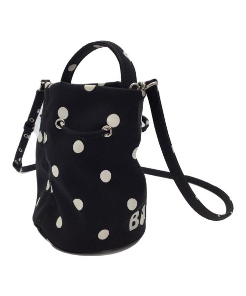 BALENCIAGA（バレンシアガ）BALENCIAGA (バレンシアガ) ドローストリング バケットバッグ ブラックの古着・服飾アイテム