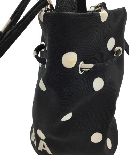 BALENCIAGA（バレンシアガ）BALENCIAGA (バレンシアガ) ドローストリング バケットバッグ ブラックの古着・服飾アイテム