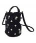 中古・古着 BALENCIAGA (バレンシアガ) ドローストリング バケットバッグ ブラック：45000円