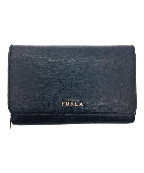 FURLA（フルラ）FURLA (フルラ) ショルダーウォレット ネイビーの古着・服飾アイテム