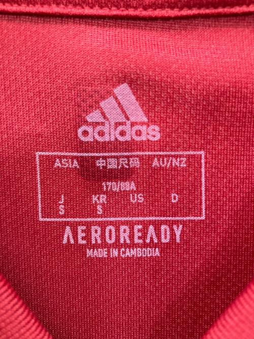 adidas（アディダス）adidas (アディダス) FR8361　ゲームシャツ レッド サイズ:Sの古着・服飾アイテム