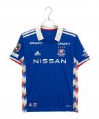 adidasアディダス）の古着「GA1219　ゲームシャツ」｜ブルー×ホワイト